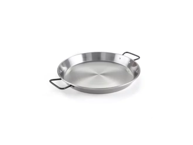 Paella pan steel induction D380xH50mm