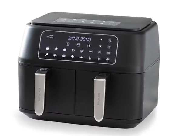 Airfryer 2400W 410x325x315mm 2x4L