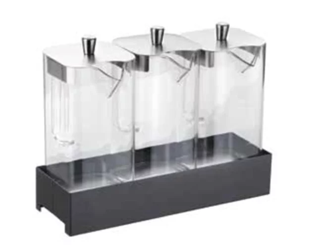 Caleido Buffet céréales/jus 3 karaffes 2.2ltr gris