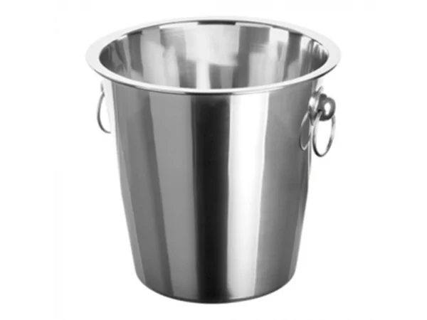 Champagne bucket D190xH210mm matt brushed