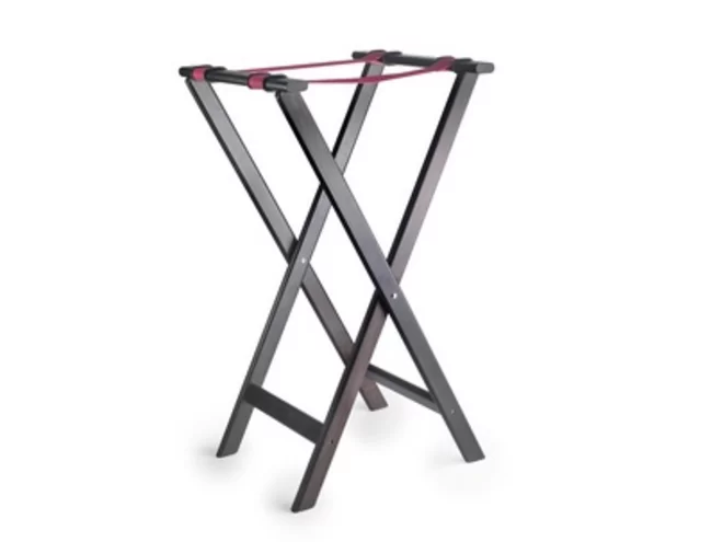 Tray holder black wood 435x460xH820mm