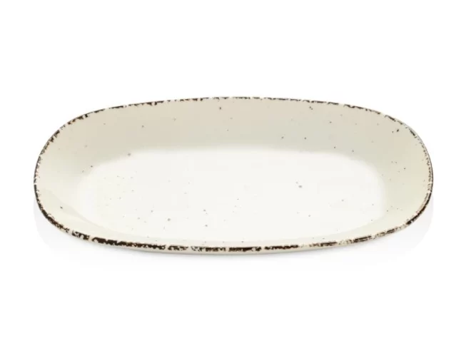 Gural Ent Side assiette rectangulaire L390xB240mm