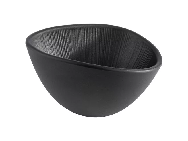 Nero melamine bowl black D145/125xH80mm 300ml