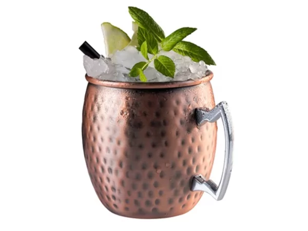 Mok Moscow Mule koper hammered antik D90xH100mm 500ml