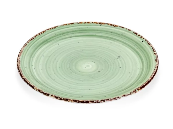 Gural Ent groen plat bord D210mm