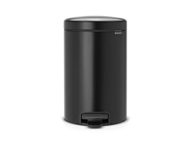 Brabantia vuilbak matt black D168xH264mm 3L