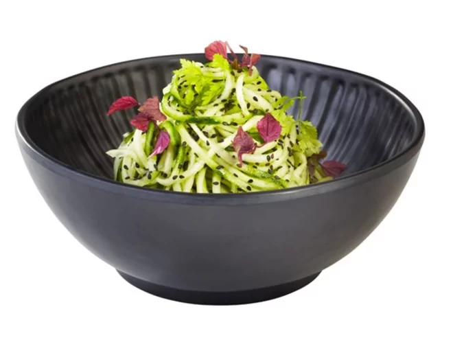 Aiko melamine  bowl Ø160xH70mm 600ml black