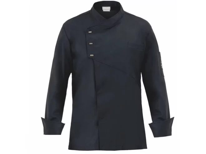 Deluxe koksvest lyocell/polyester zwart 3XL