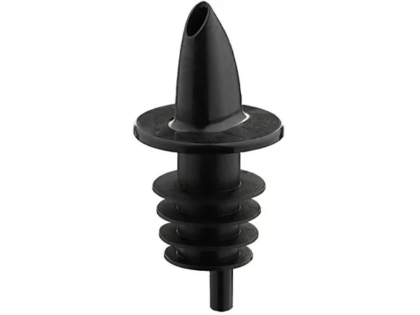 Free flow pourer Jet Pour black on card set 12pcs