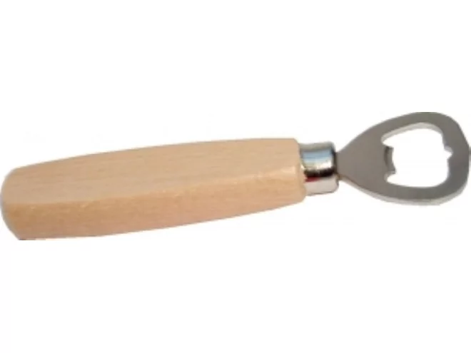 Ouvre-bouteille avec poignée en bois L140xB40mm