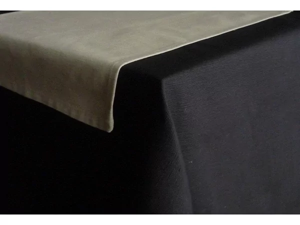 Papillon napperon coton 150x50cm beige greve