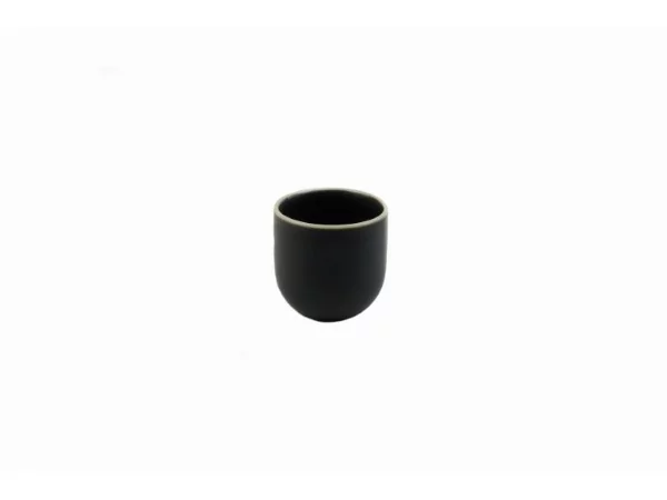 Edge Black bowl/cup Ø55xH60mm 70ml