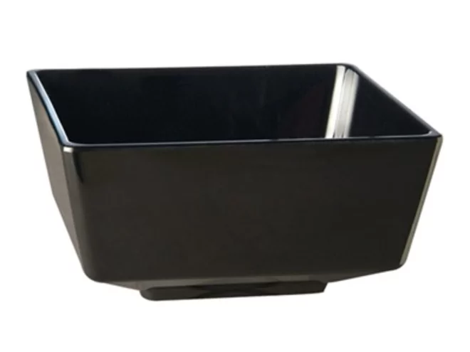 Mélamine Float bol carré noir 55x55xH30mm