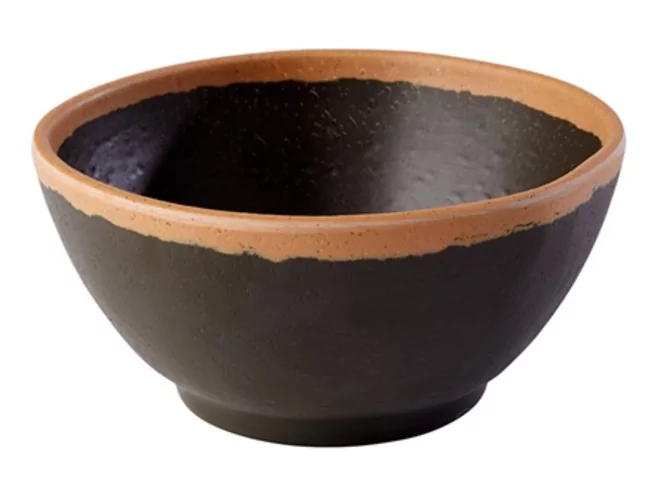 Crocker melamine bowl Ø125xH60mm brun