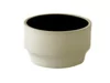 Atlas beige black bowl D70xH40mm 80ml