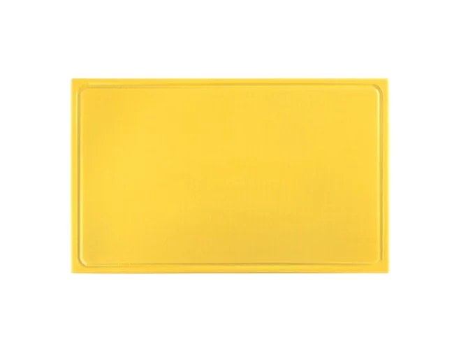 Antimicrobial Cutting boardHDPE530x325x14mm withgroove yello