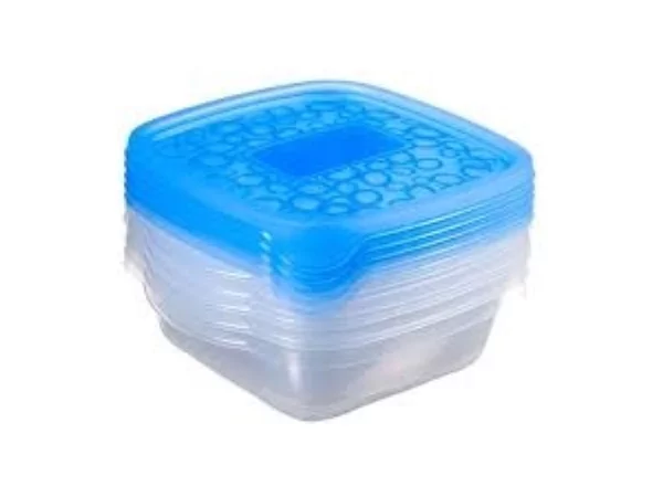 Curver Take Away boîtes fraîcheurs carrées 5 x L180xB165xH14