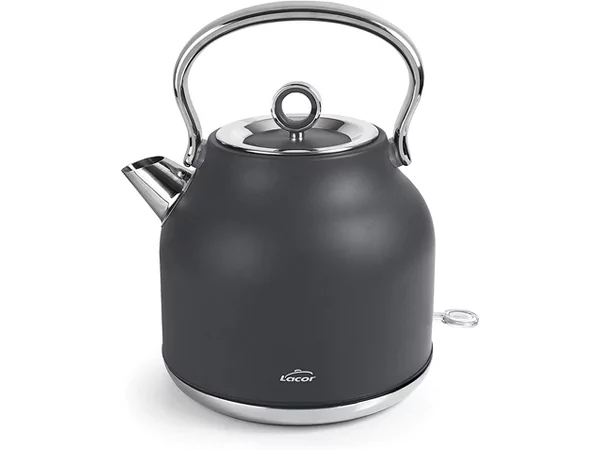 Waterboiler Retro 18/10 grey matt 1700ml