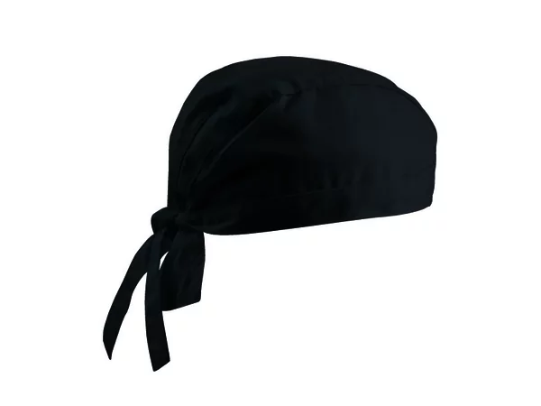 Hoofddoek bandana 35% katoen/65% poly zwart