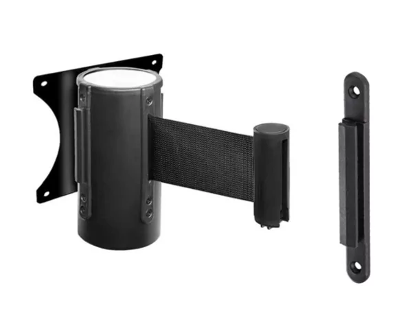 Wall separator black 2mtr