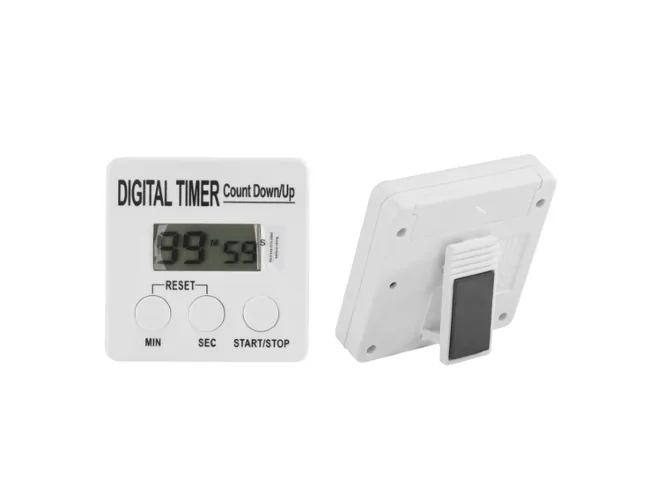 Kookwekker digitaal 2 timers met alarm L105xH70mm