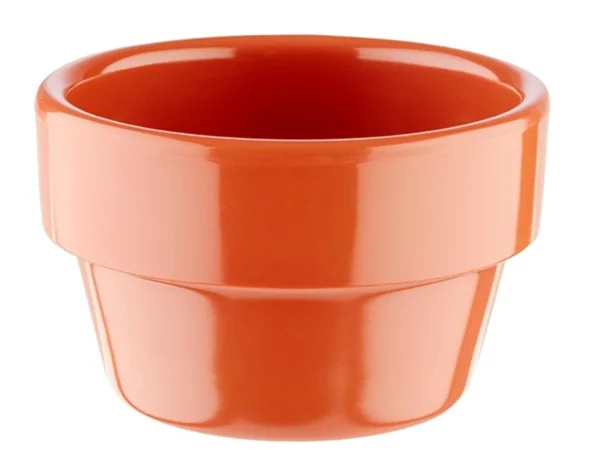 Flowerpot bowl melamine Ø60xH35mm 40ml terracotta