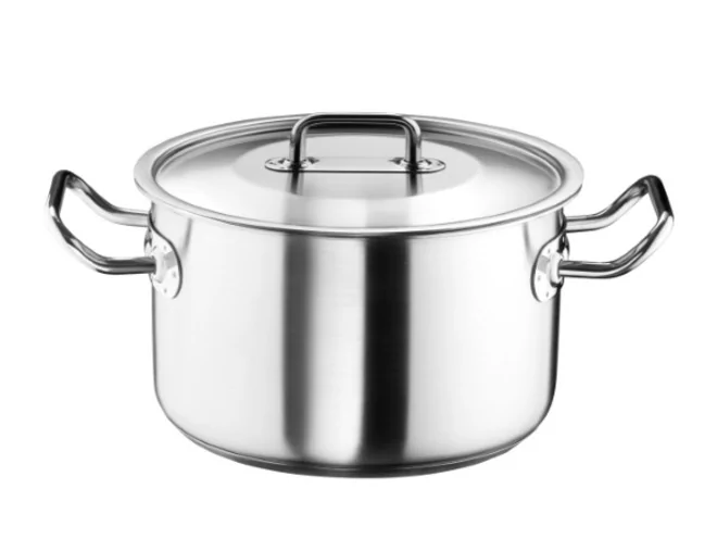 Kookpot met deksel 18/10 D240xH240mm 10.75L