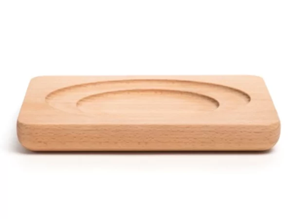 Planche en bois ovale L200xB140xH25mm