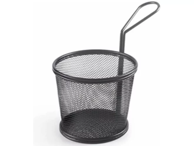 Frietmandje zwart D120xH100mm