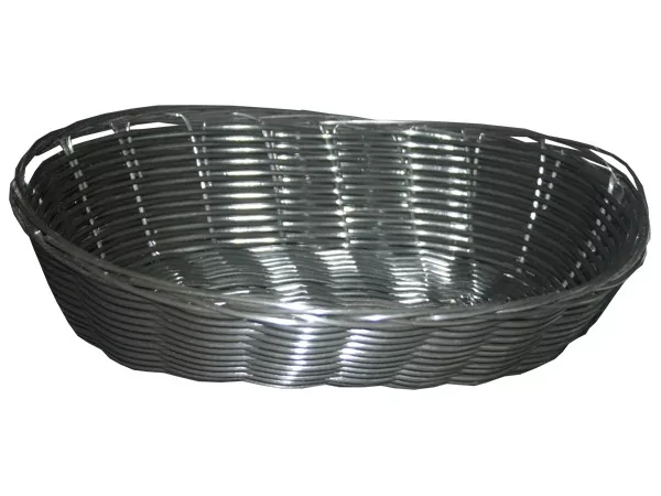 Broodmand Budget PP ovaal zwart L170xB120xH40mm