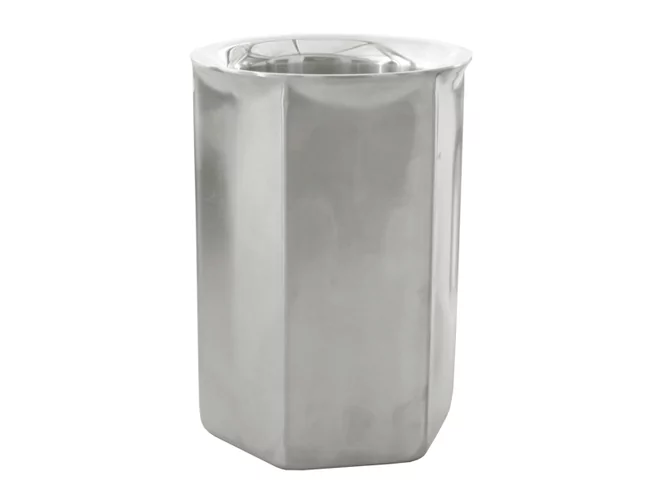 Wijnkoeler hoekig inox 18/10  Ø135-H194mm op=op