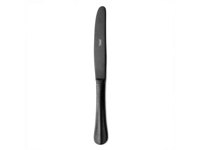Baguette 18/10 vintage black couteau de table 3mm