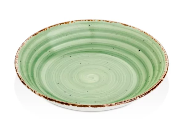 Gural Ent vert assiette creuse D200mm