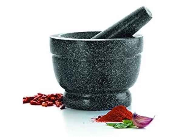 Mortier et pilon granit diam. 160mmxH120mm