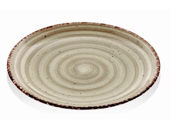 Gural Ent flat plate Ø300mm terra