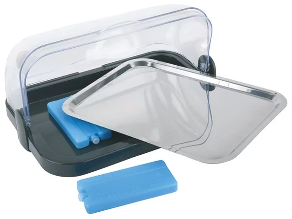 Thermo schotel met roll-top zwart L470xB320xH210mm