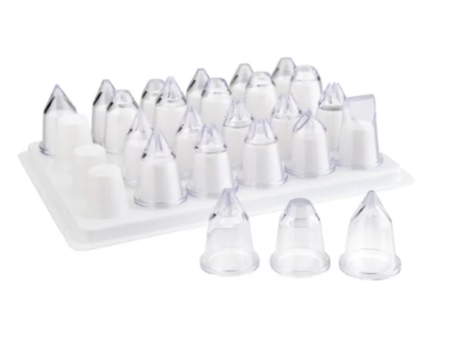 Doos met 12 plastiek spuitjes Ø2-10mm