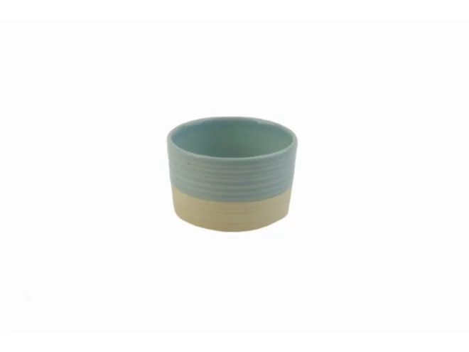 Sandblaze green ramequin Ø100xH60mm EOLE