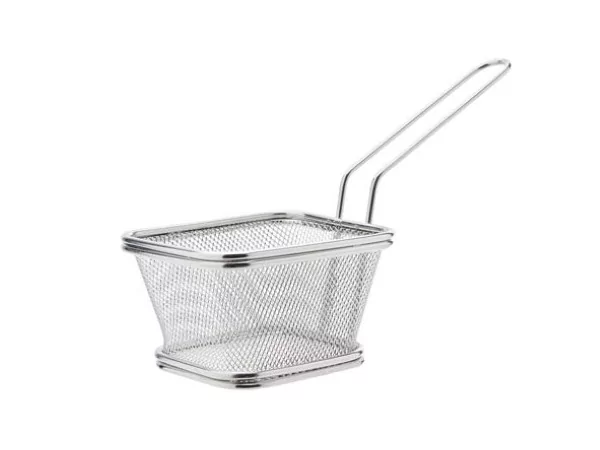 Chipsbasket s/s rectangular110x130xH80mm
