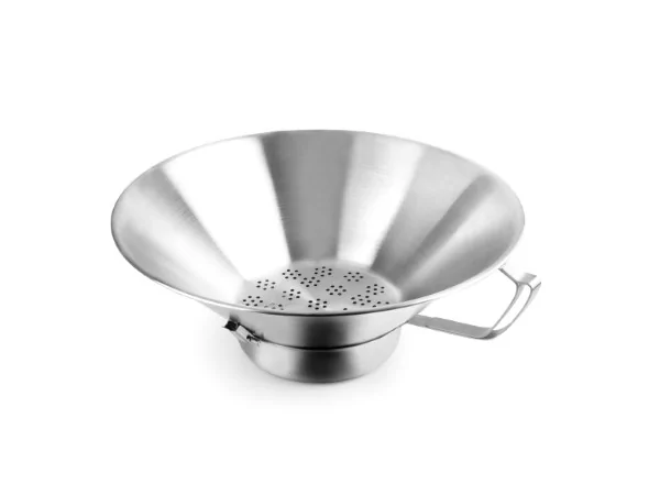 Frietverlekbak D415xH165mm inox afneembare lekbak