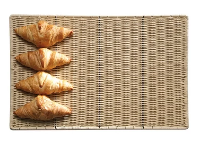 Display tray flat beige 600x400-H10mm