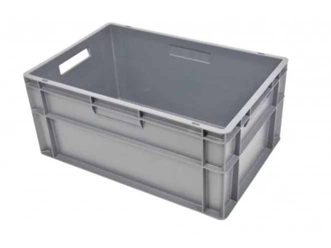 Bac empilable avec poignées ouvertes L600xB400xH270mm