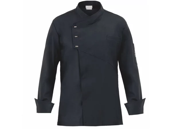 Deluxe koksvest lyocell/polyester zwart 2XL