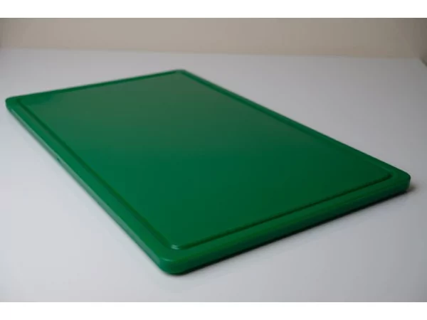 Lot Planche à découper HDPE 530x325x14mm vert