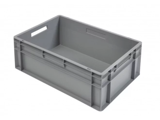 Cuinox Bac empilable avec poignées ouvertes L600xB400xH240mm