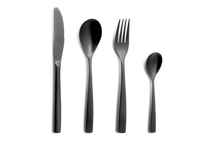 Comas Barcelona Black 18/0 3mm koffielepel L140mm