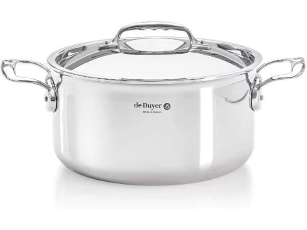 De Buyer Affinity stockpot with lid Ø24cm  H13cm 5.5ltr