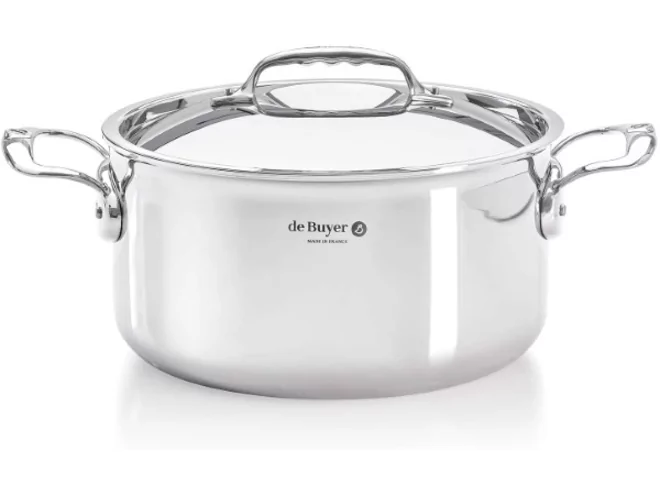 De Buyer Affinity kookpot met deksel D240xH136mm 5,4L
