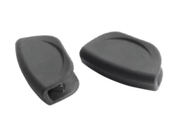 Manches noires en silicone L100x45mm