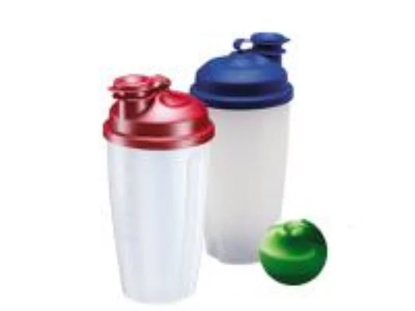 Shaker vinaigrette plastic 0,5L rouge diam. 101/93xH197mm